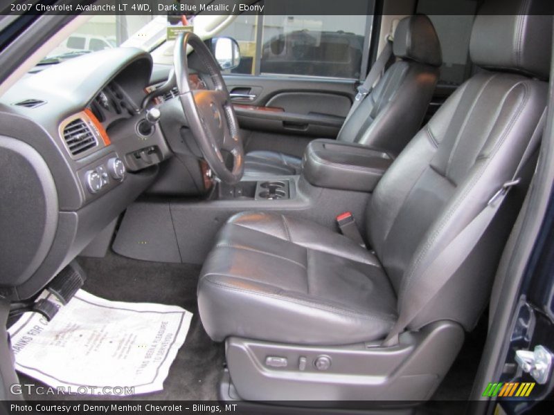  2007 Avalanche LT 4WD Ebony Interior