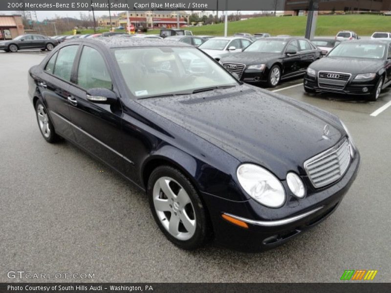 Front 3/4 View of 2006 E 500 4Matic Sedan