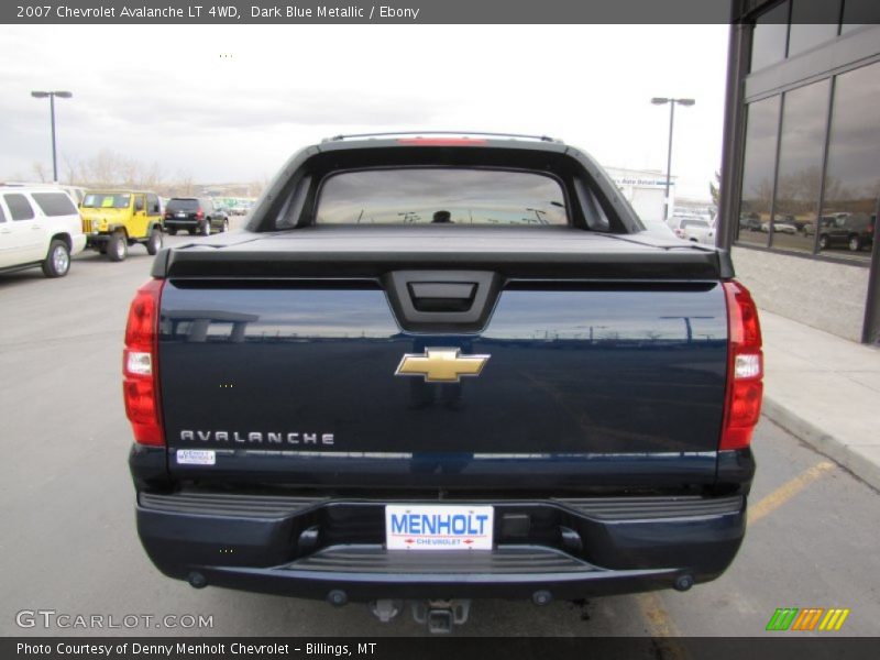 Dark Blue Metallic / Ebony 2007 Chevrolet Avalanche LT 4WD