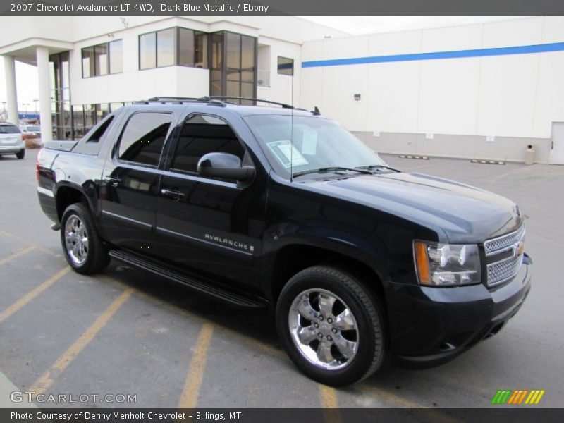 Dark Blue Metallic / Ebony 2007 Chevrolet Avalanche LT 4WD