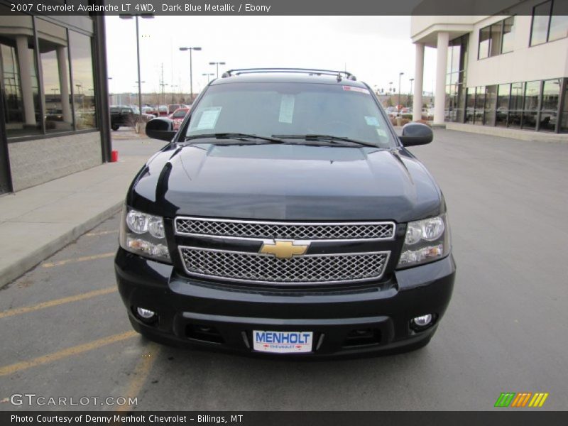 Dark Blue Metallic / Ebony 2007 Chevrolet Avalanche LT 4WD