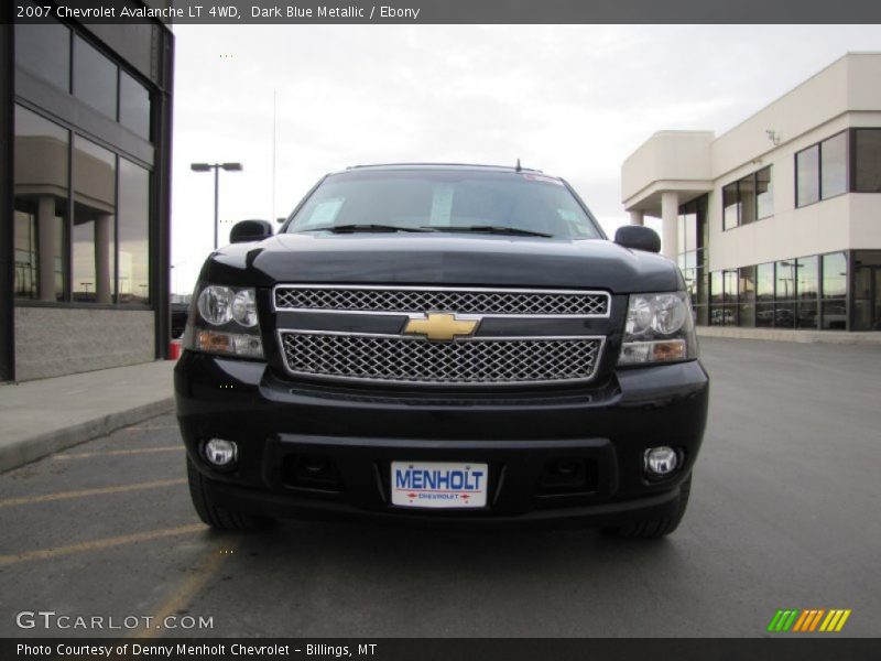Dark Blue Metallic / Ebony 2007 Chevrolet Avalanche LT 4WD