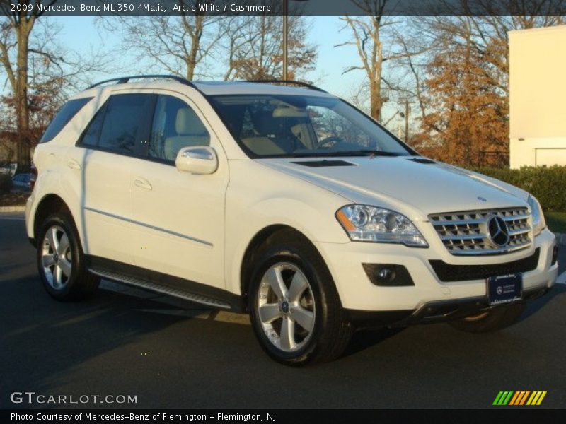 Arctic White / Cashmere 2009 Mercedes-Benz ML 350 4Matic
