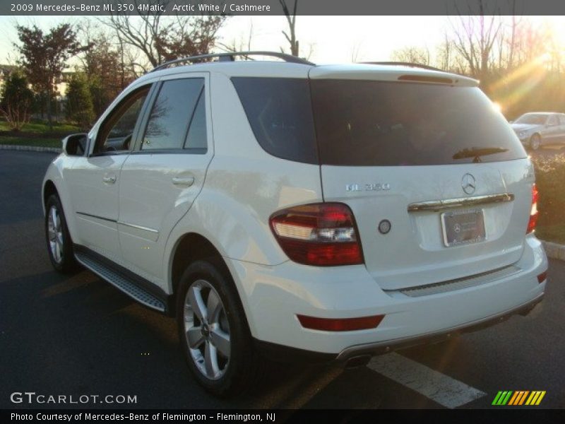Arctic White / Cashmere 2009 Mercedes-Benz ML 350 4Matic