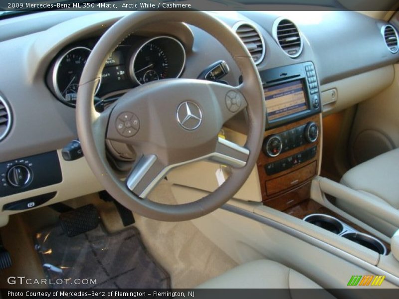 Arctic White / Cashmere 2009 Mercedes-Benz ML 350 4Matic