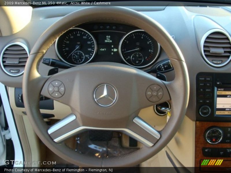 Arctic White / Cashmere 2009 Mercedes-Benz ML 350 4Matic