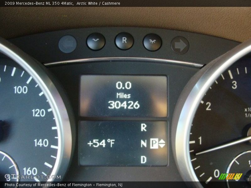 Arctic White / Cashmere 2009 Mercedes-Benz ML 350 4Matic