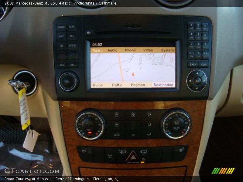 Arctic White / Cashmere 2009 Mercedes-Benz ML 350 4Matic