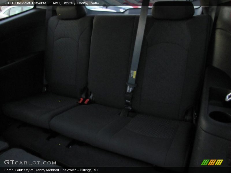 White / Ebony/Ebony 2011 Chevrolet Traverse LT AWD
