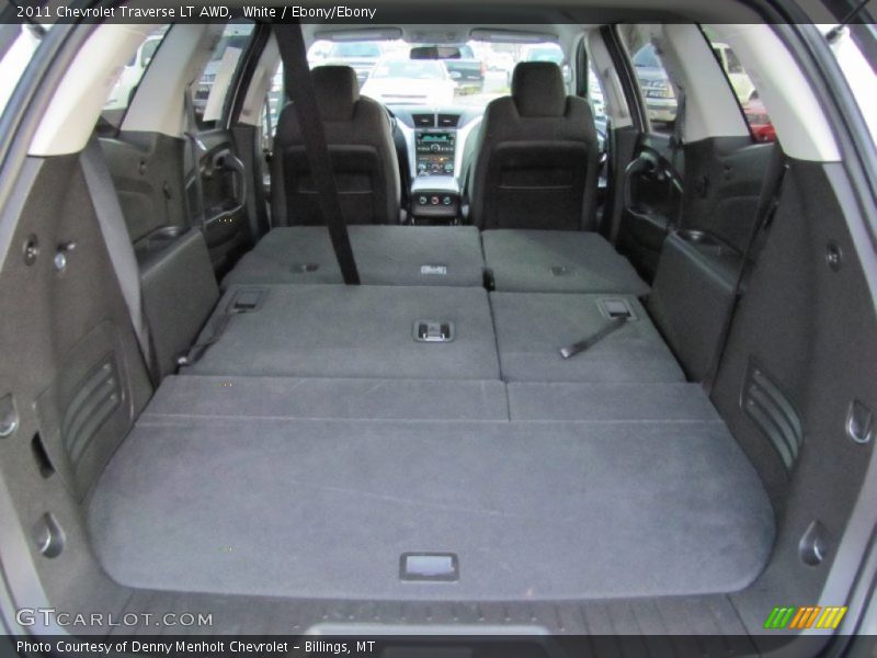 White / Ebony/Ebony 2011 Chevrolet Traverse LT AWD
