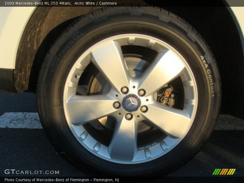 Arctic White / Cashmere 2009 Mercedes-Benz ML 350 4Matic