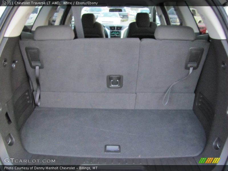 White / Ebony/Ebony 2011 Chevrolet Traverse LT AWD