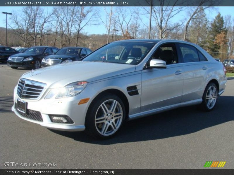 Front 3/4 View of 2010 E 550 4Matic Sedan