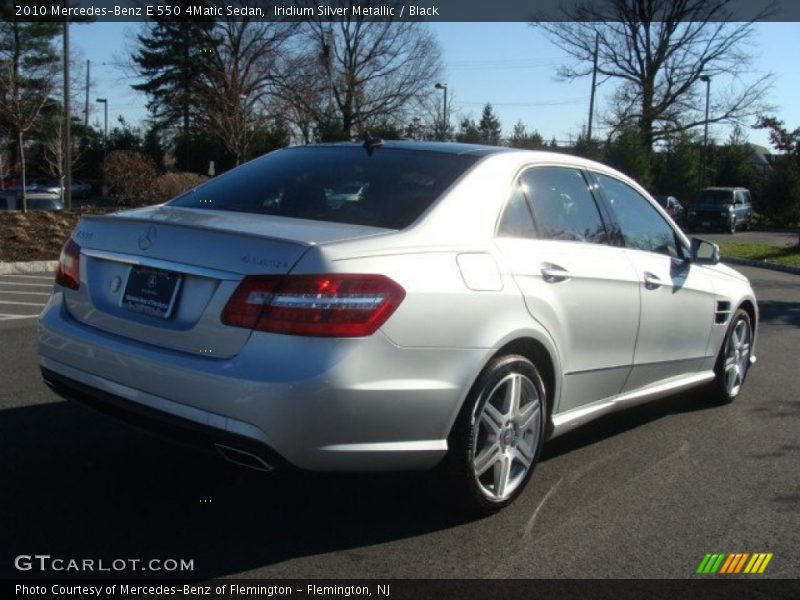 Iridium Silver Metallic / Black 2010 Mercedes-Benz E 550 4Matic Sedan