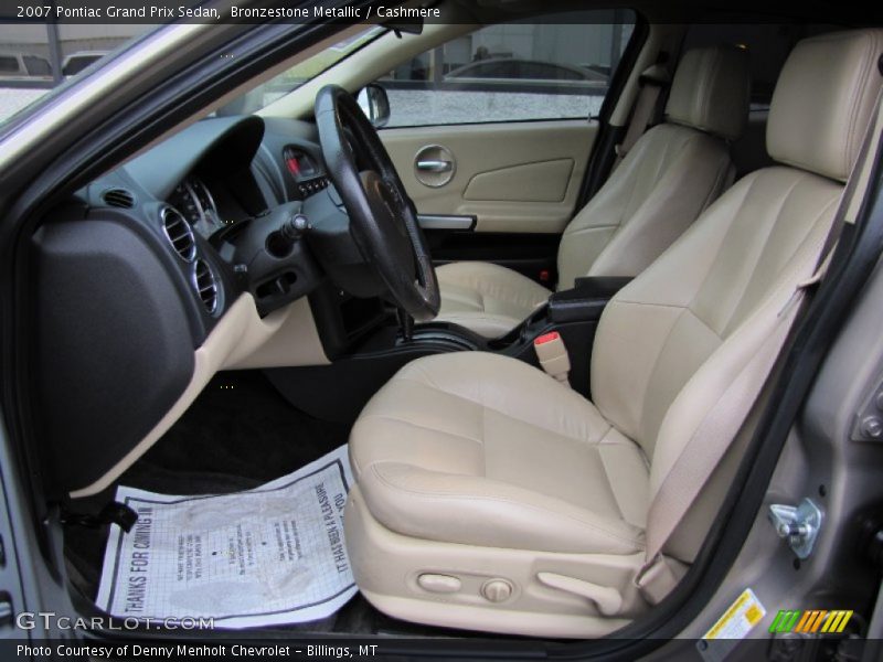 Bronzestone Metallic / Cashmere 2007 Pontiac Grand Prix Sedan