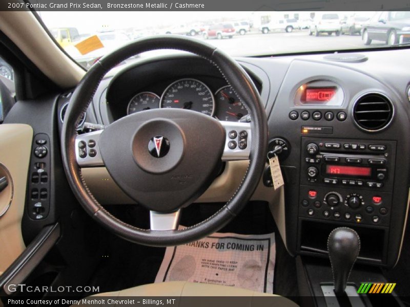 Bronzestone Metallic / Cashmere 2007 Pontiac Grand Prix Sedan