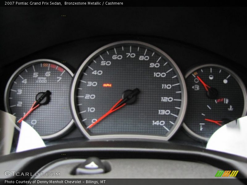 Bronzestone Metallic / Cashmere 2007 Pontiac Grand Prix Sedan