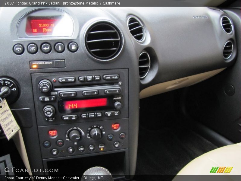 Bronzestone Metallic / Cashmere 2007 Pontiac Grand Prix Sedan