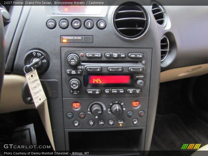 Bronzestone Metallic / Cashmere 2007 Pontiac Grand Prix Sedan