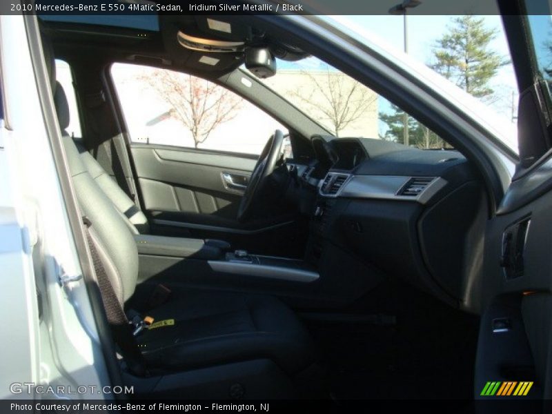 Iridium Silver Metallic / Black 2010 Mercedes-Benz E 550 4Matic Sedan