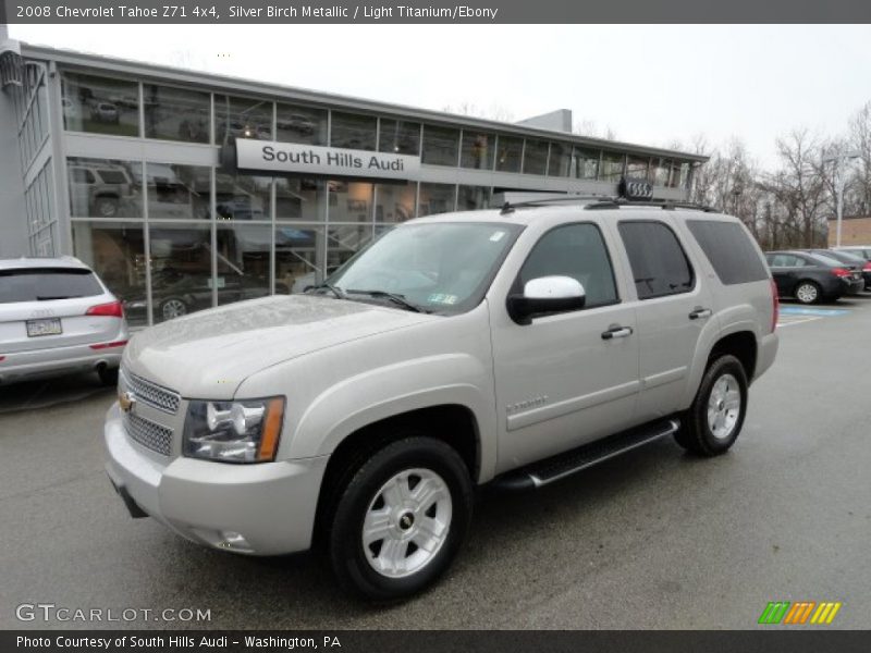Silver Birch Metallic / Light Titanium/Ebony 2008 Chevrolet Tahoe Z71 4x4