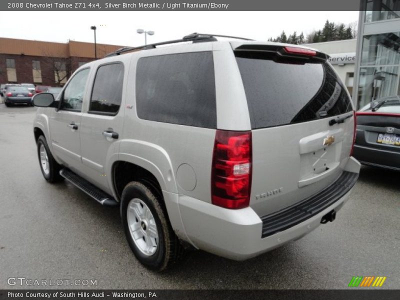 Silver Birch Metallic / Light Titanium/Ebony 2008 Chevrolet Tahoe Z71 4x4