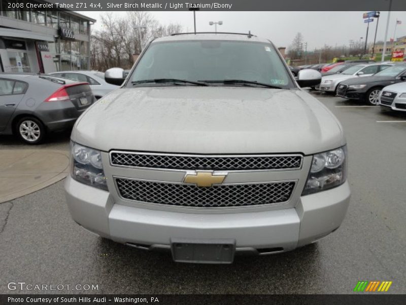 Silver Birch Metallic / Light Titanium/Ebony 2008 Chevrolet Tahoe Z71 4x4