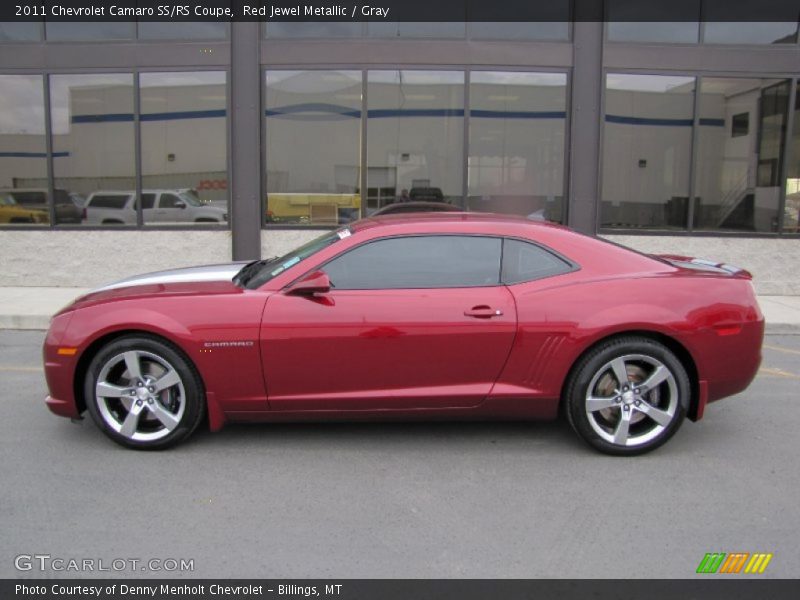 Red Jewel Metallic / Gray 2011 Chevrolet Camaro SS/RS Coupe