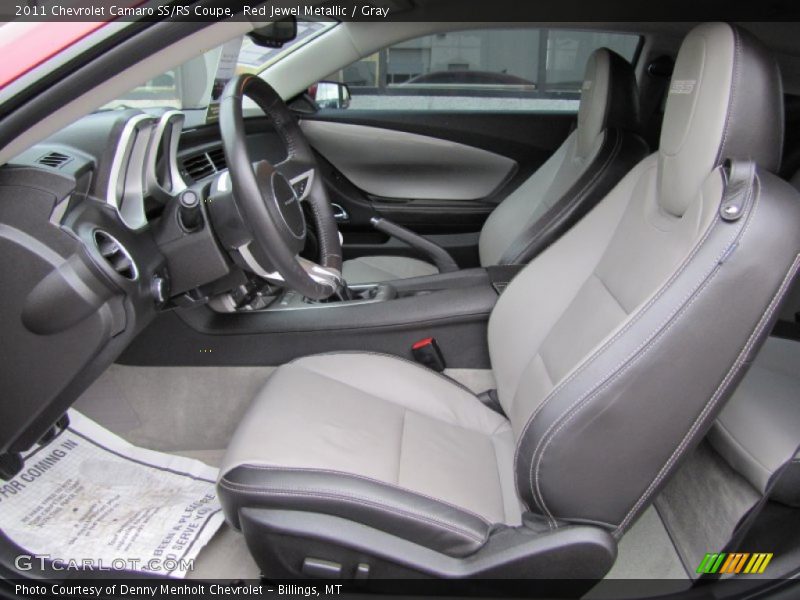 Red Jewel Metallic / Gray 2011 Chevrolet Camaro SS/RS Coupe