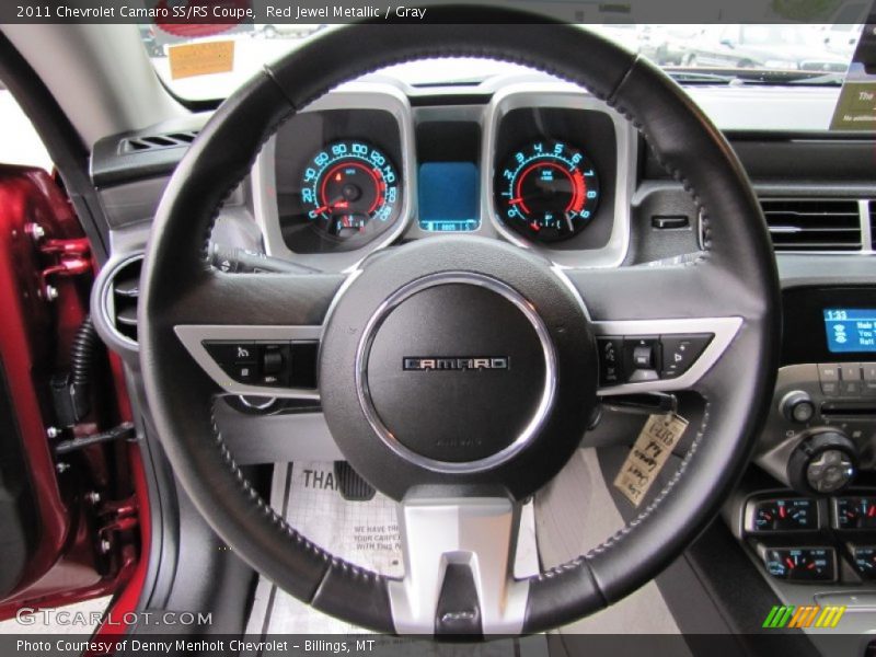 Red Jewel Metallic / Gray 2011 Chevrolet Camaro SS/RS Coupe