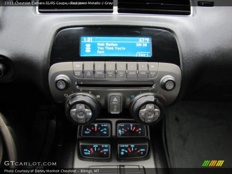 Red Jewel Metallic / Gray 2011 Chevrolet Camaro SS/RS Coupe