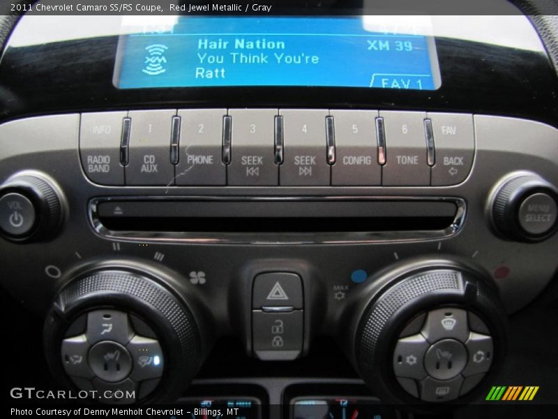 Red Jewel Metallic / Gray 2011 Chevrolet Camaro SS/RS Coupe