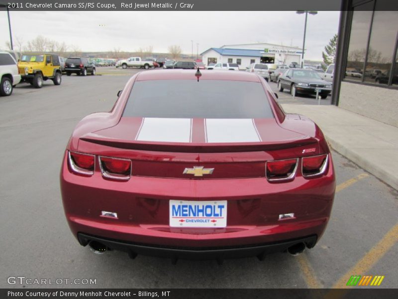 Red Jewel Metallic / Gray 2011 Chevrolet Camaro SS/RS Coupe