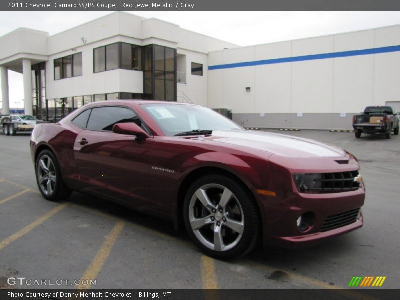 Red Jewel Metallic / Gray 2011 Chevrolet Camaro SS/RS Coupe