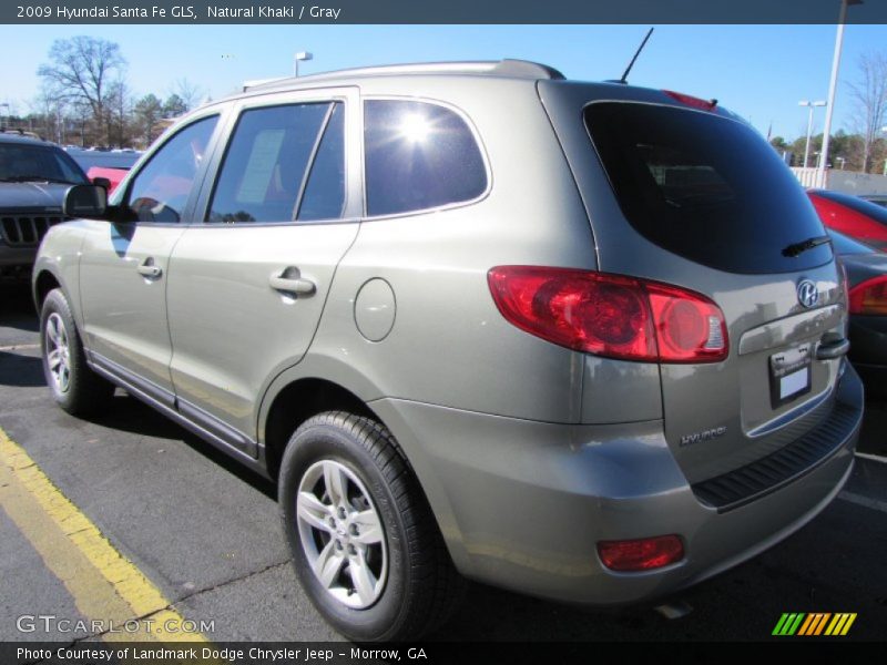 Natural Khaki / Gray 2009 Hyundai Santa Fe GLS