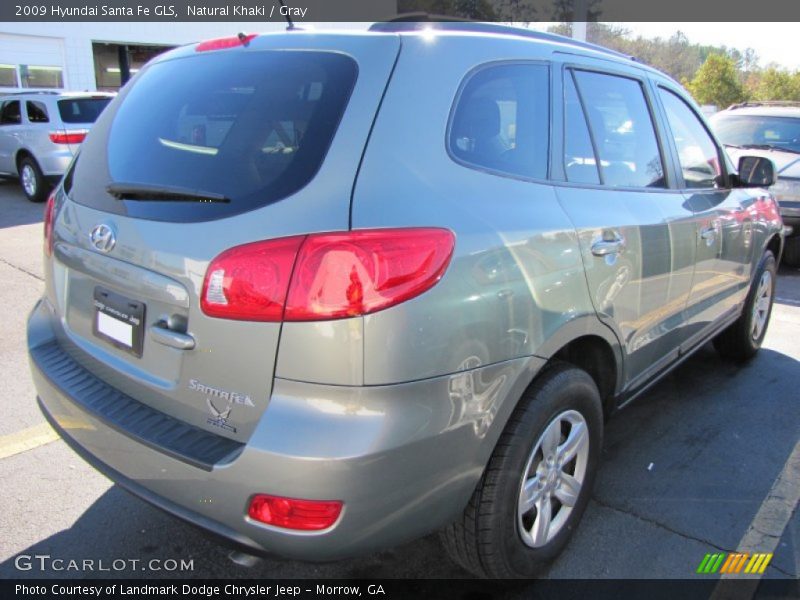 Natural Khaki / Gray 2009 Hyundai Santa Fe GLS