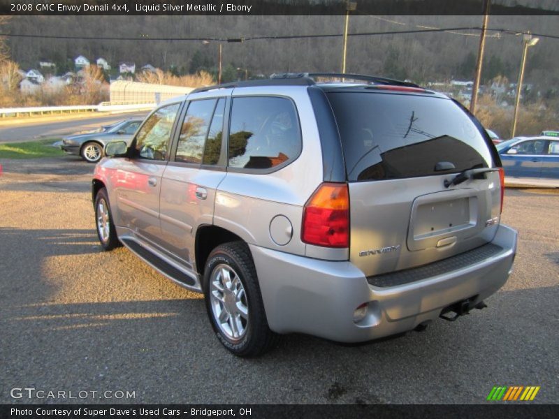 Liquid Silver Metallic / Ebony 2008 GMC Envoy Denali 4x4