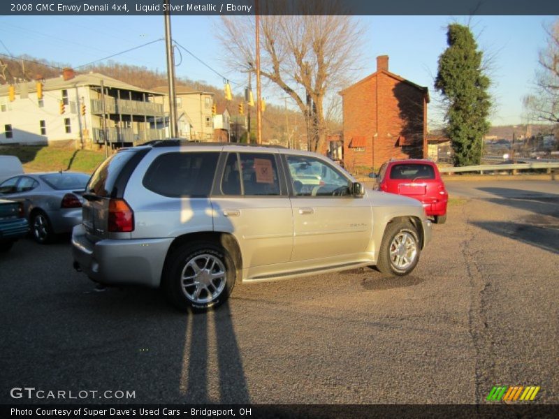 Liquid Silver Metallic / Ebony 2008 GMC Envoy Denali 4x4