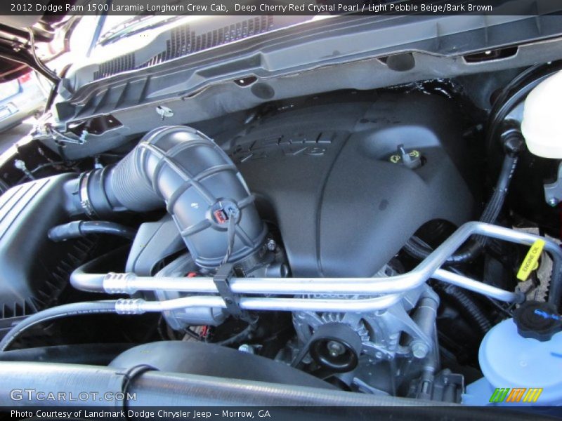 Deep Cherry Red Crystal Pearl / Light Pebble Beige/Bark Brown 2012 Dodge Ram 1500 Laramie Longhorn Crew Cab