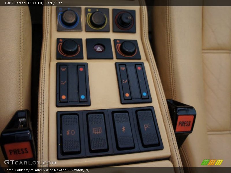 Controls of 1987 328 GTB
