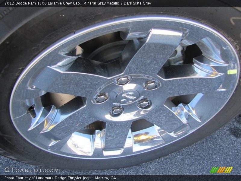 Mineral Gray Metallic / Dark Slate Gray 2012 Dodge Ram 1500 Laramie Crew Cab