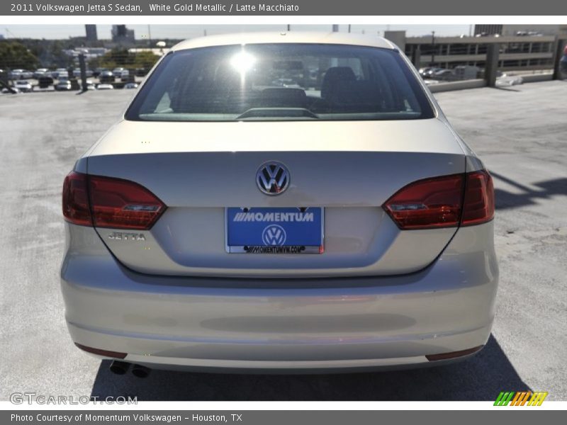 White Gold Metallic / Latte Macchiato 2011 Volkswagen Jetta S Sedan