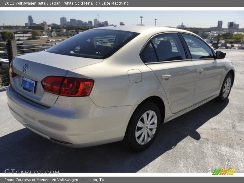 White Gold Metallic / Latte Macchiato 2011 Volkswagen Jetta S Sedan