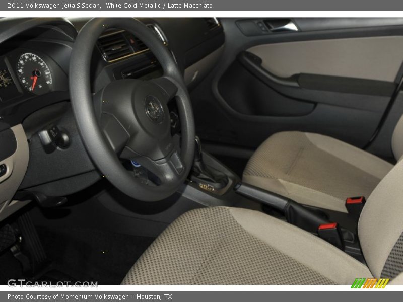 White Gold Metallic / Latte Macchiato 2011 Volkswagen Jetta S Sedan