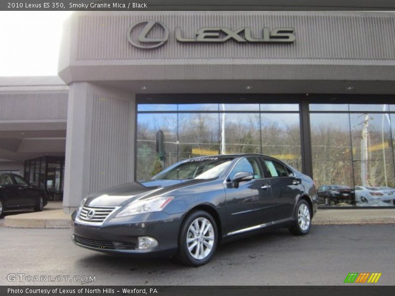 Smoky Granite Mica / Black 2010 Lexus ES 350