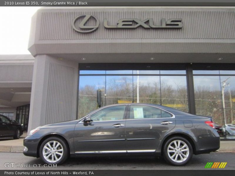 Smoky Granite Mica / Black 2010 Lexus ES 350