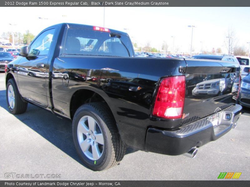 Black / Dark Slate Gray/Medium Graystone 2012 Dodge Ram 1500 Express Regular Cab