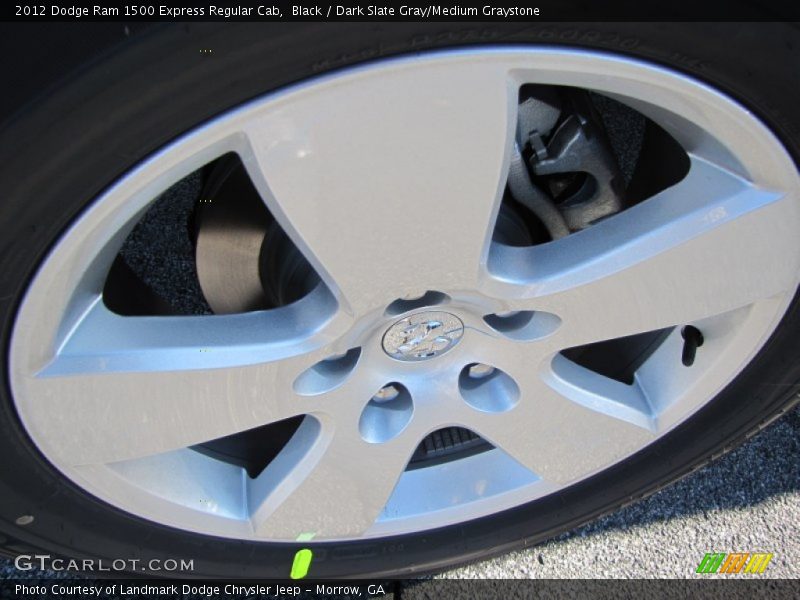 Black / Dark Slate Gray/Medium Graystone 2012 Dodge Ram 1500 Express Regular Cab