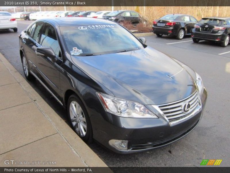 Smoky Granite Mica / Black 2010 Lexus ES 350