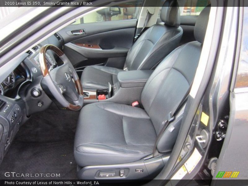 Smoky Granite Mica / Black 2010 Lexus ES 350